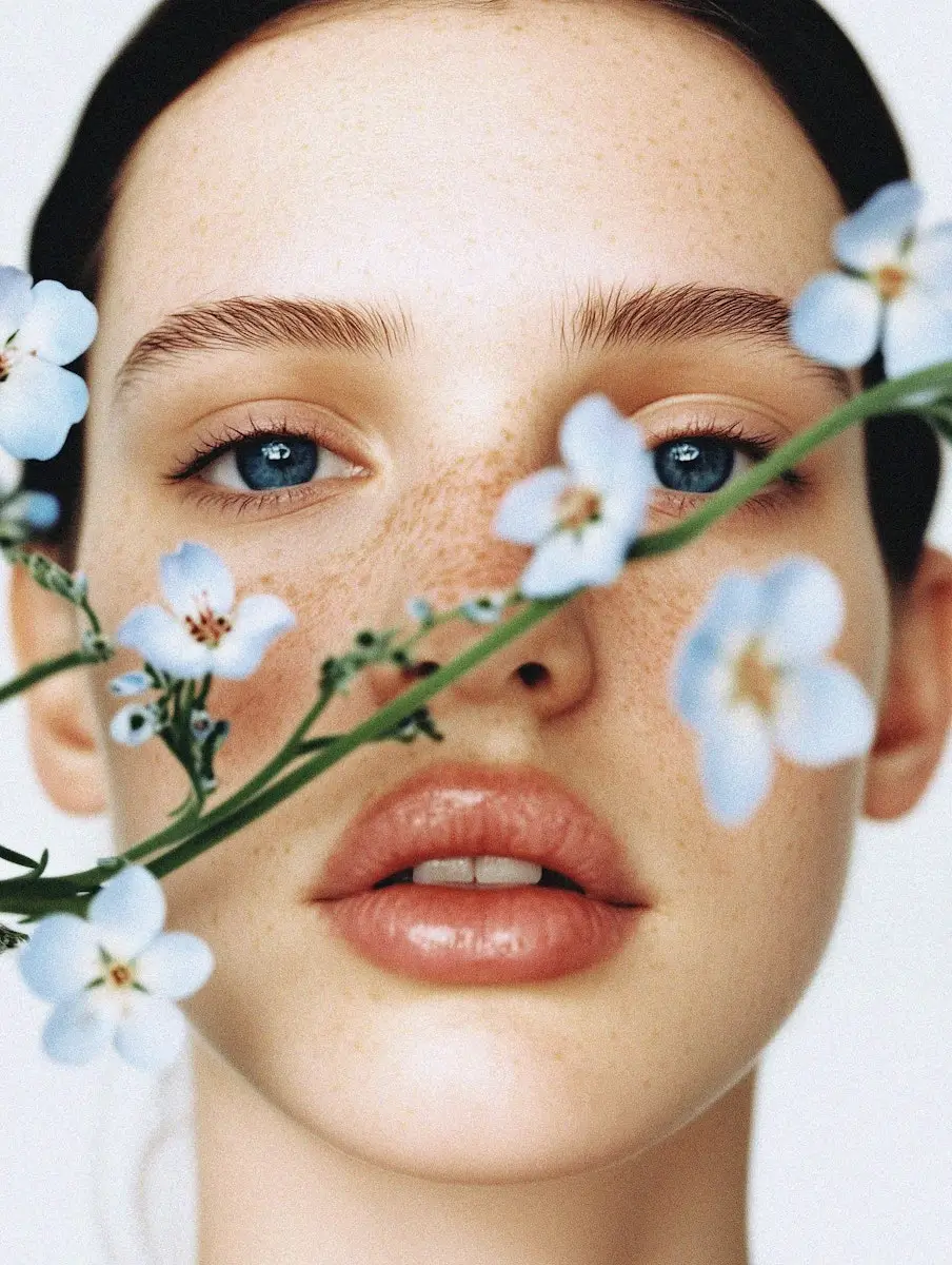 Serene Floral Portrait (1)